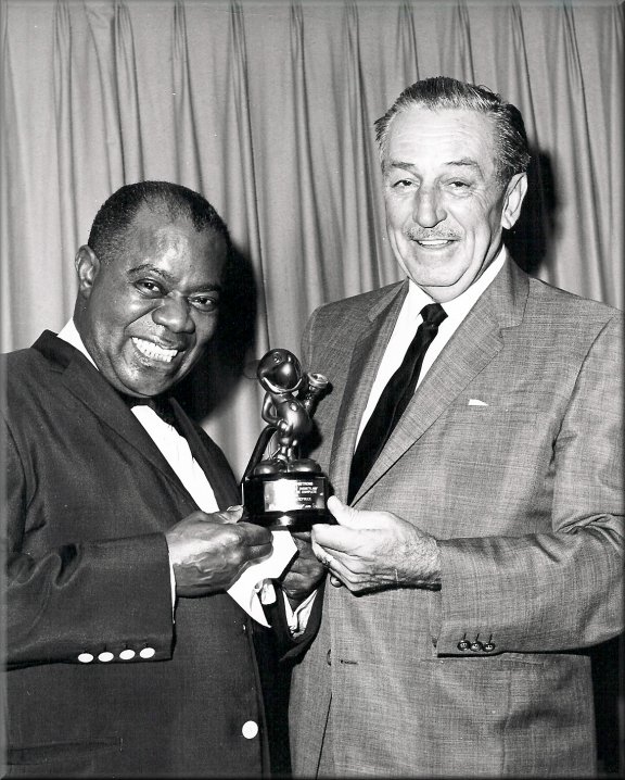 Louis Armstrong and Walt Disney